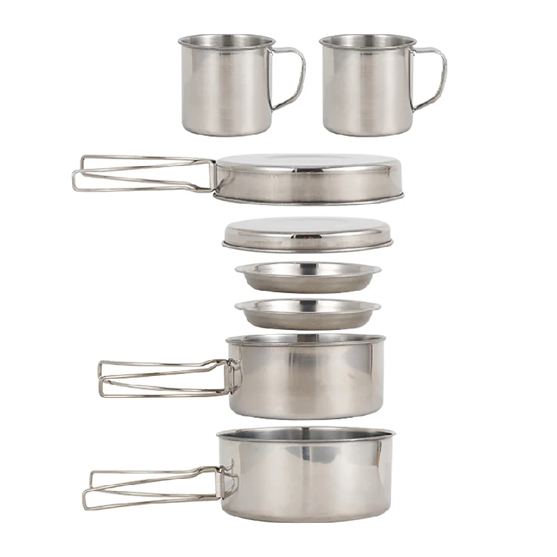 Camping Cooking Utensil Set - 8 Buah/Set Peralatan Masak Berkemah Set