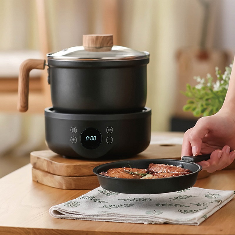 Camping Cooking Rice - Panci Masak Listrik Multifungsi 110V/220V, Wajan