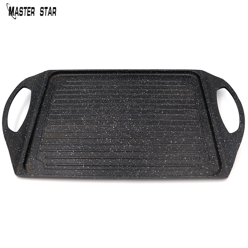 Camping Cooking Without Gas - Master Star panci penggorengan datar, lapisan