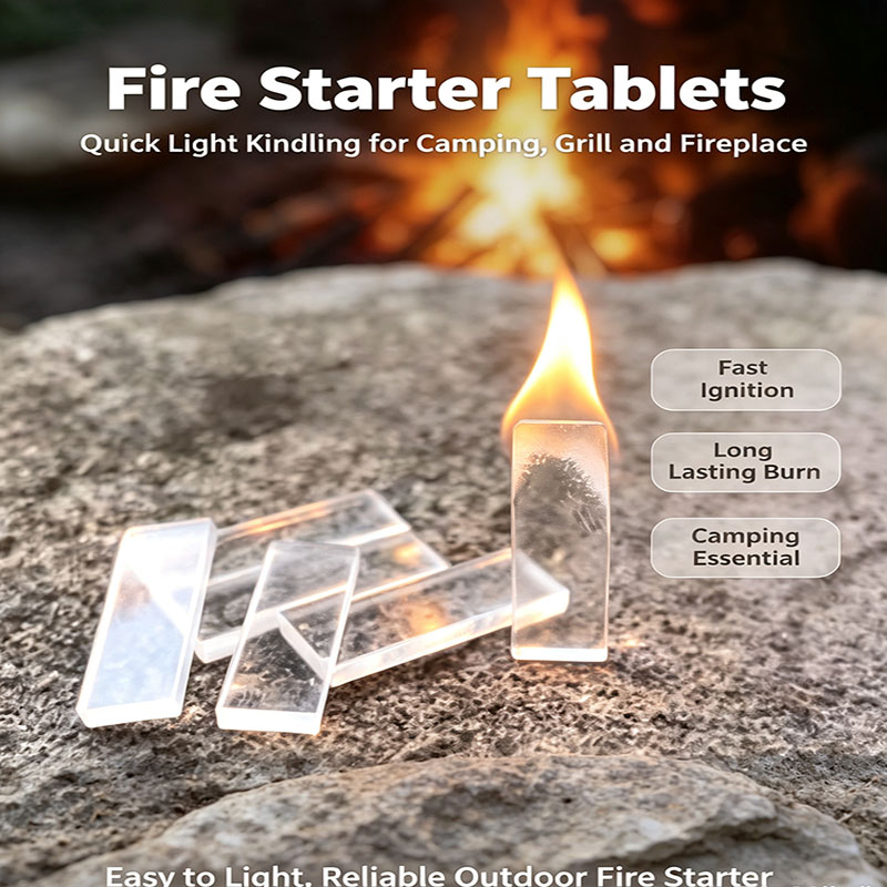Camping Cooking Fire - 100 Buah Kubus Pemantik Api Tahan