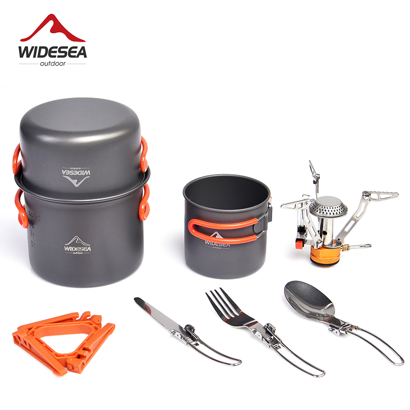 Camping Cooking Utensil Set - Layar Lebar berkemah Set peralatan makan