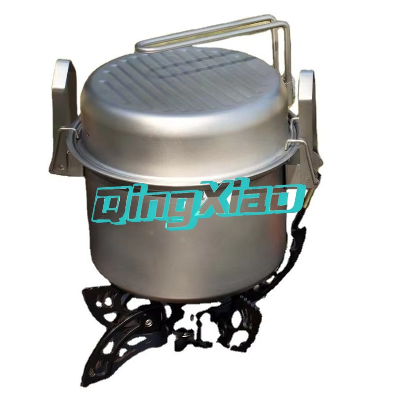 Camping Cooking Rice - Panci Masak Camping Multifungsi Bahan Stainless