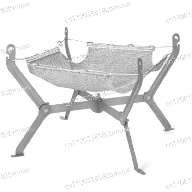 Camping Cooking Fire - Pemanggang BBQ Lipat Portabel untuk Hiking,