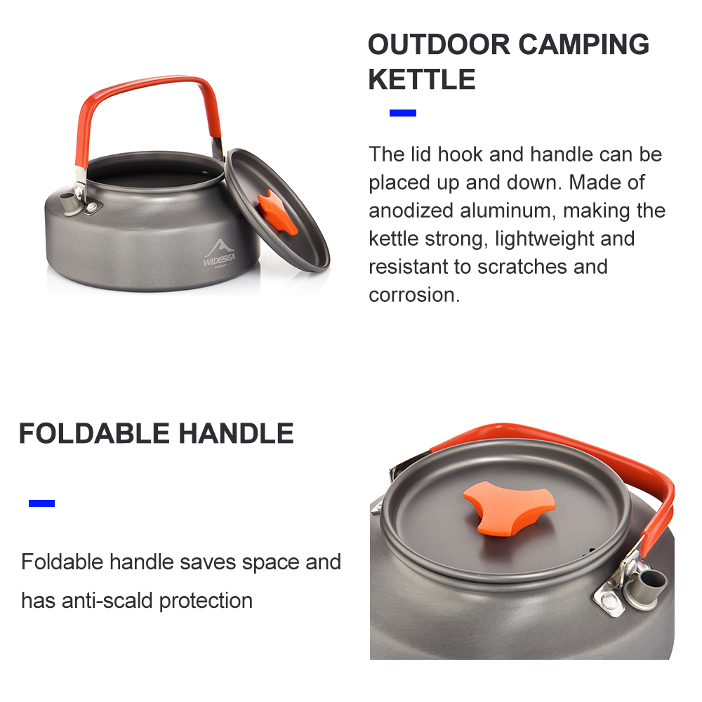 Villiea 1, 1L 2 L1, 5L Ketel A - Camping Cooking Utensil Set ulasan dan harga