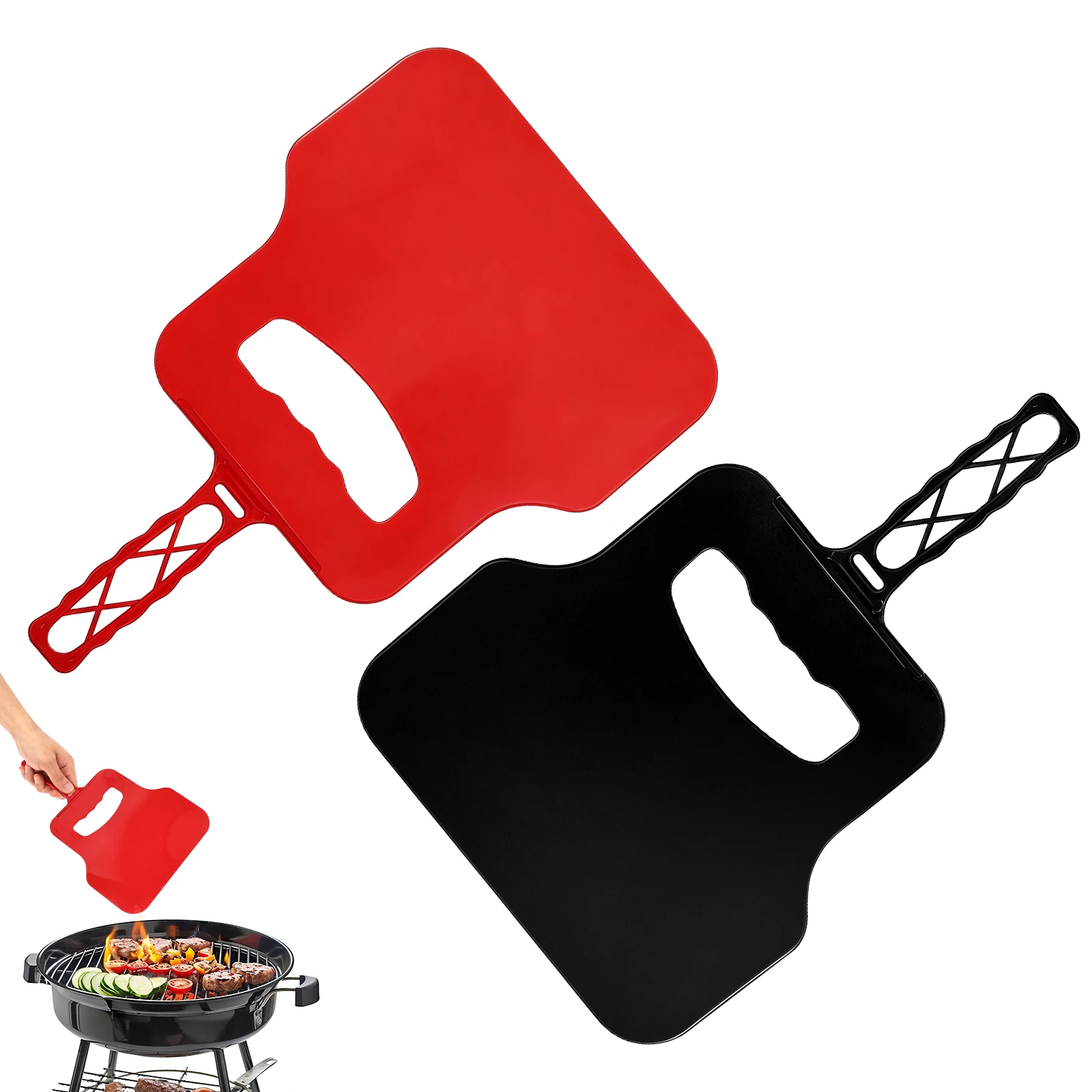 Kipas Tangan Plastik Manual Pe - Camping Cooking Fire ulasan dan harga