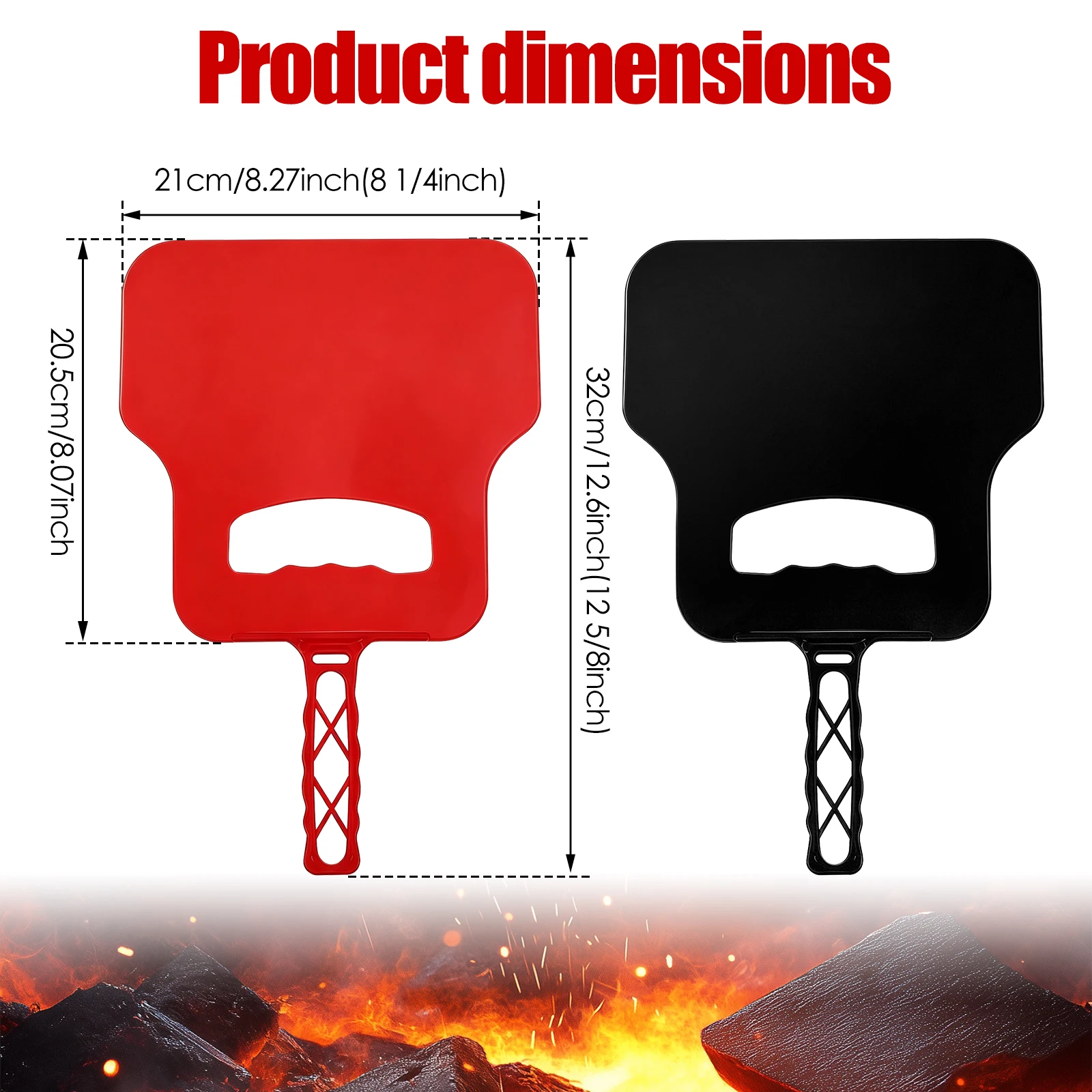 Kipas Tangan Plastik Manual Pe - Camping Cooking Fire ulasan dan harga