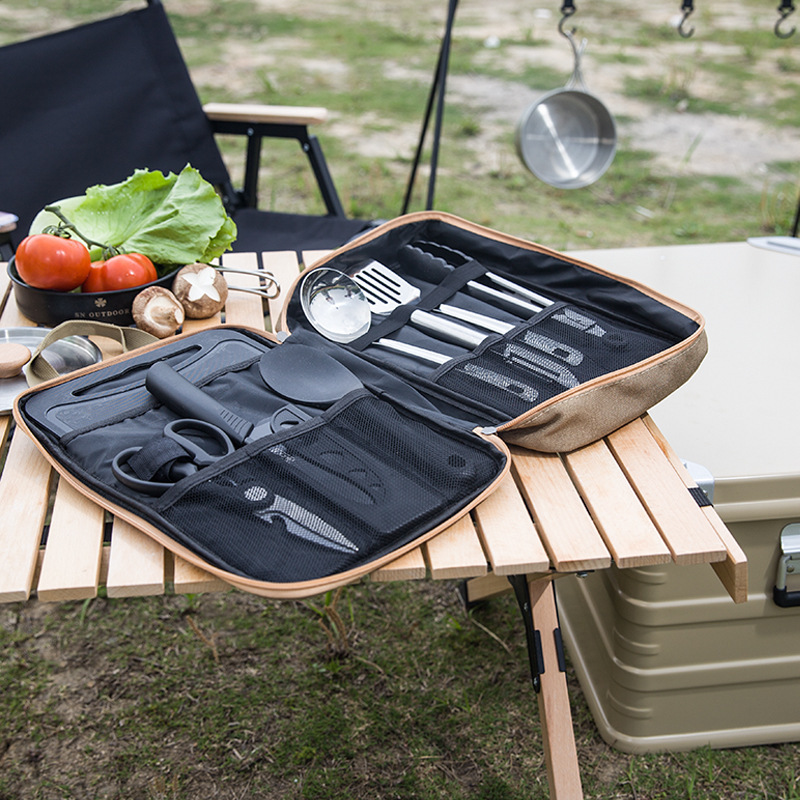 8 Buah Set Peralatan Masak Dap - Camping Cooking Utensil Set ulasan dan harga