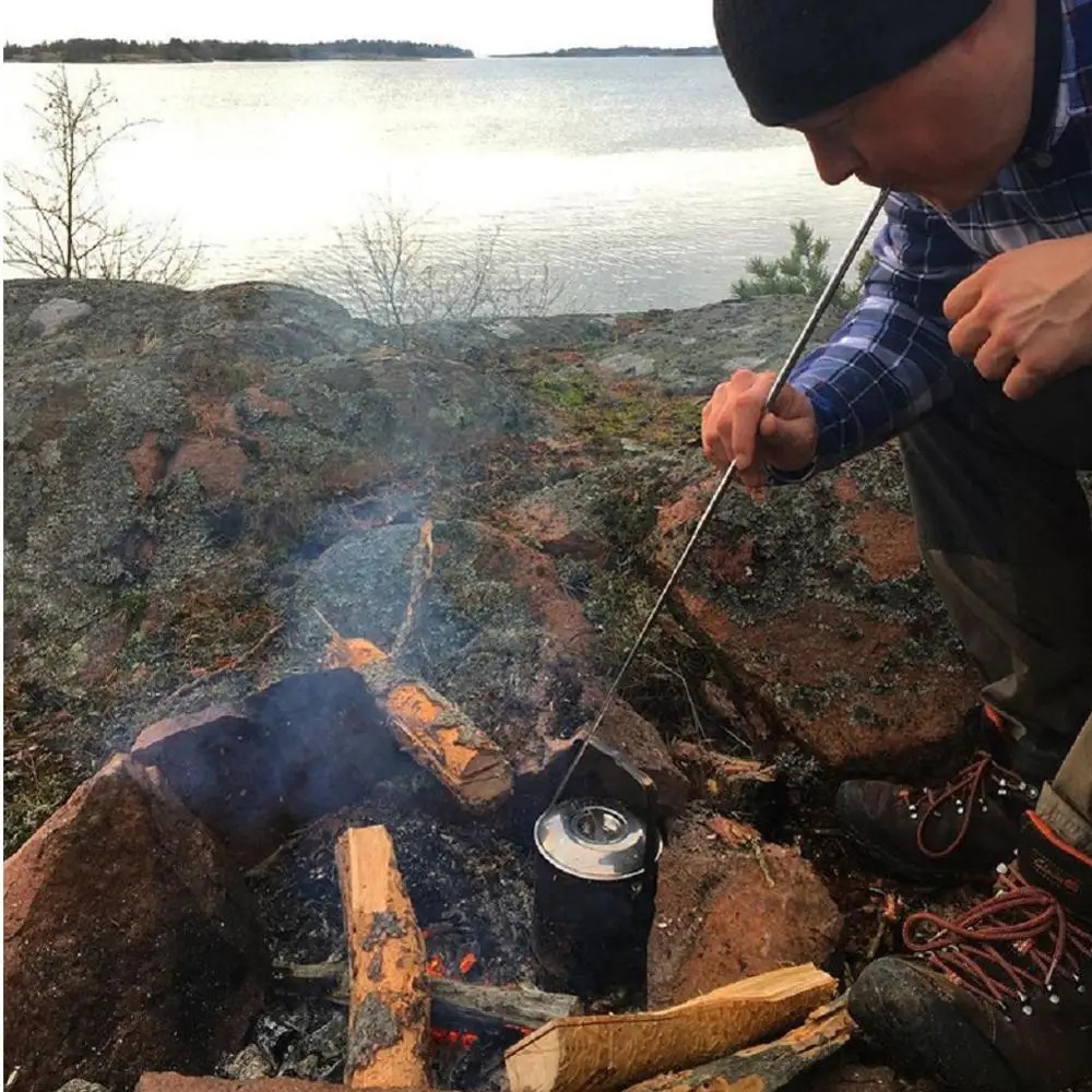 Peralatan bertahan hidup luar  - Camping Cooking Fire ulasan dan harga