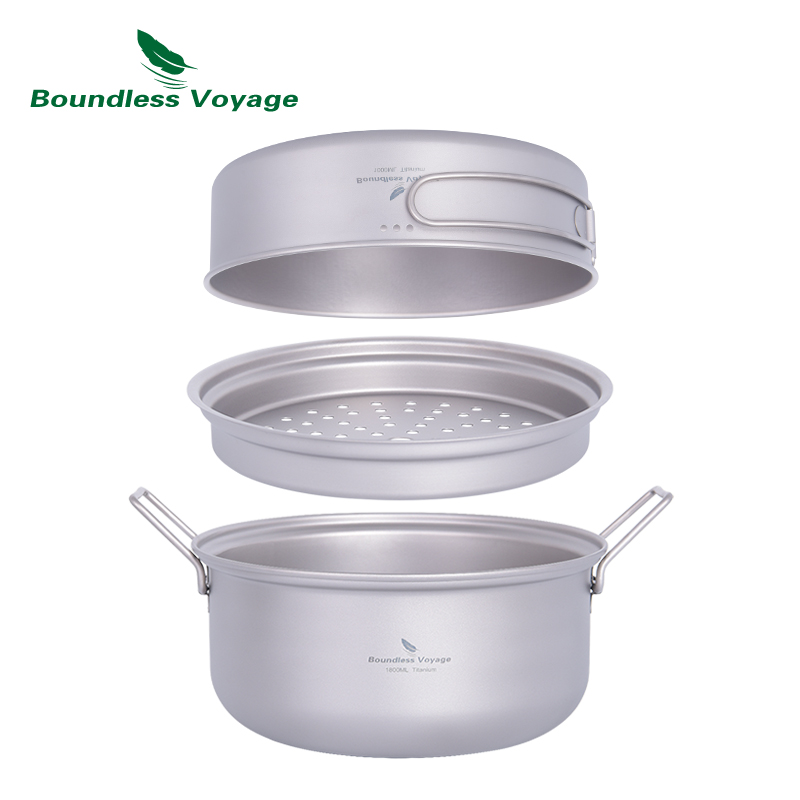Panci Pengukus Titanium Voyage - Camping Cooking Rice ulasan dan harga