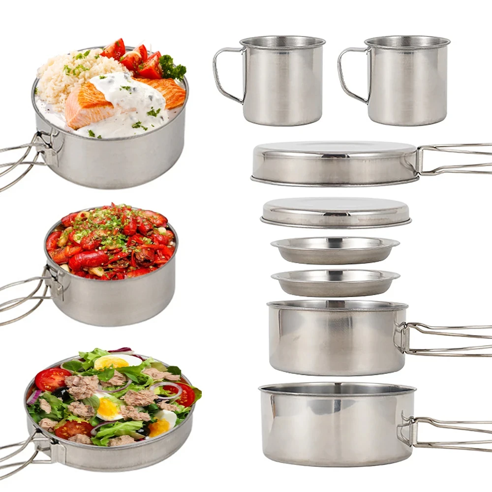 8pcs/Set Peralatan Memasak Cam - Camping Cooking Utensil Set ulasan dan harga