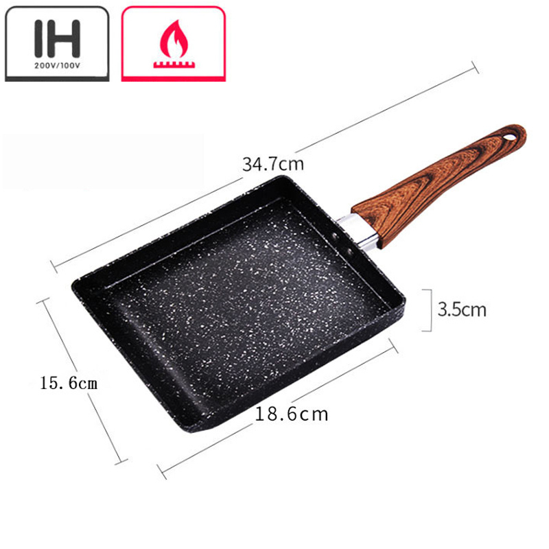 Wajan Omelet Jepang dengan Gag - Camping Cooking Without Gas ulasan dan harga