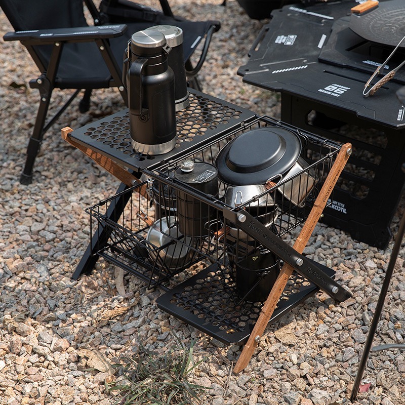 Keranjang Meja Lipat Portabel  - Camping Cooking Basket ulasan dan harga