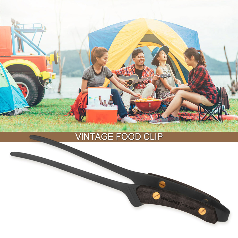 Penjepit BBQ Panggangan Barbeq - Vintage Camping Cooking Set ulasan dan harga