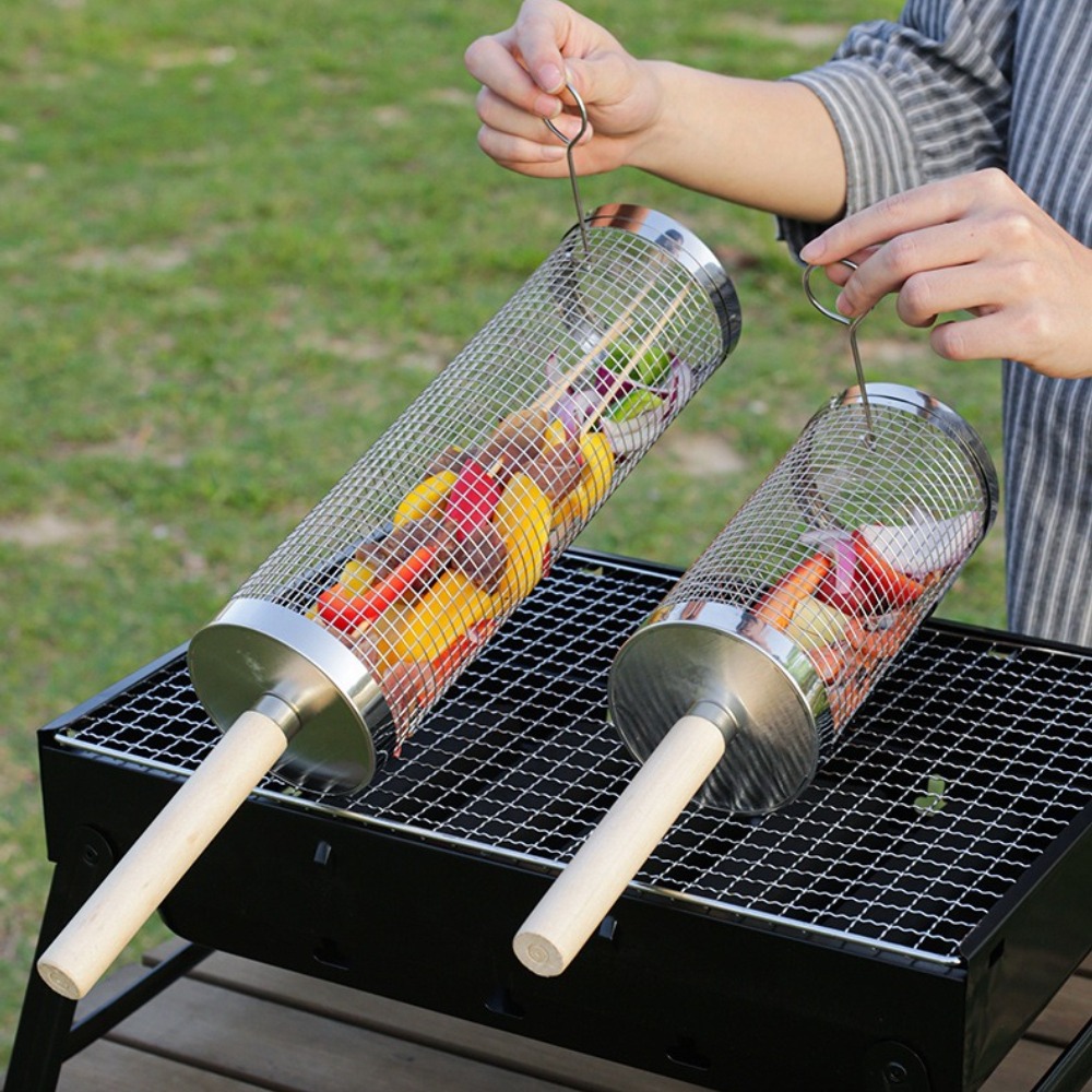 Keranjang Panggangan BBQ dari  - Camping Cooking Basket ulasan dan harga