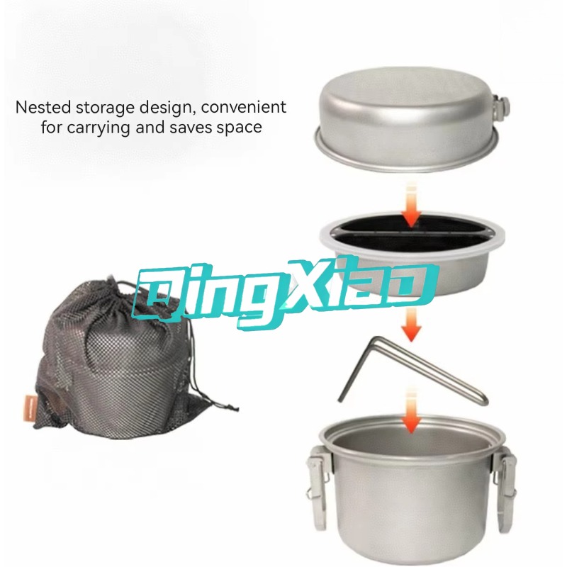 Panci Masak Camping Multifungs - Camping Cooking Rice ulasan dan harga