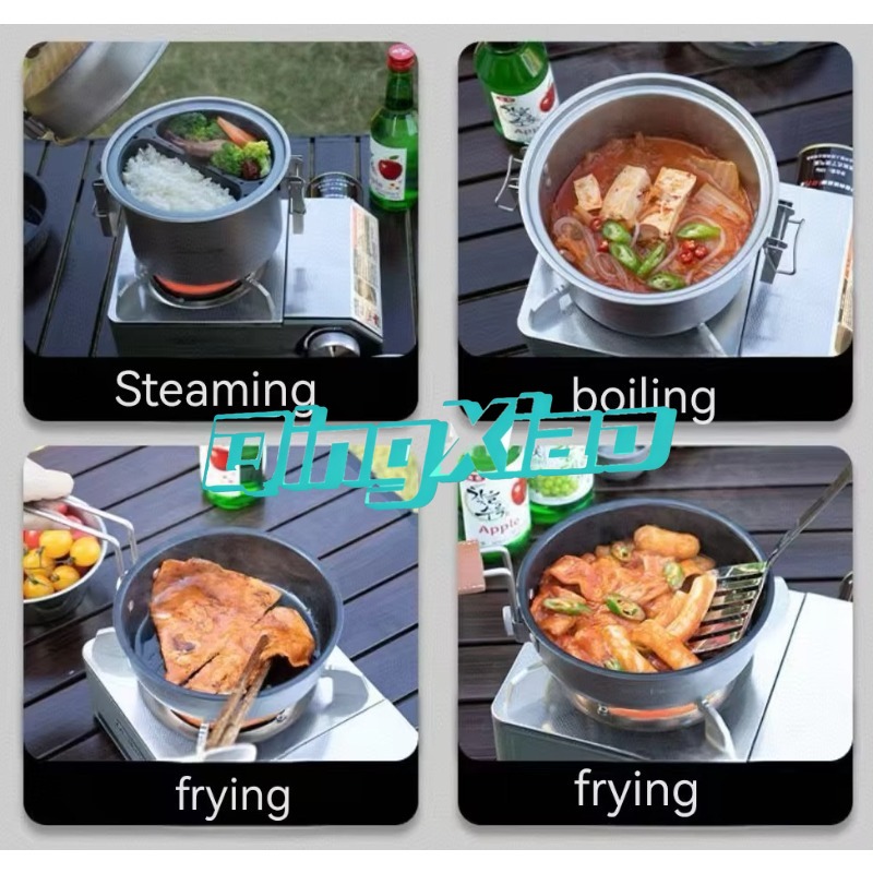 Panci Masak Camping Multifungs - Camping Cooking Rice ulasan dan harga