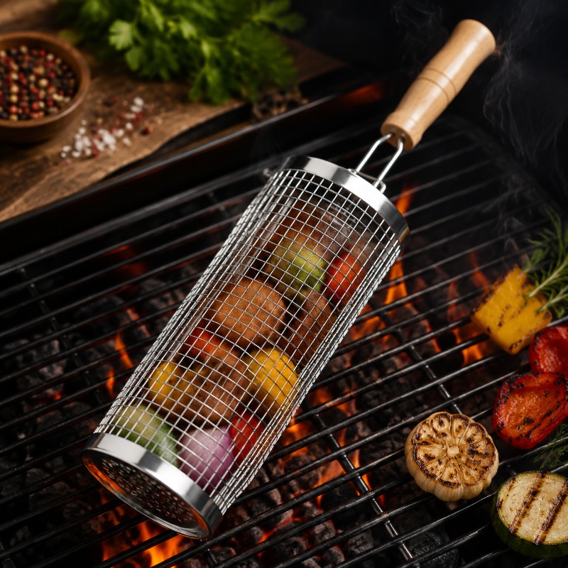 Set Keranjang Panggangan Barbe - Camping Cooking Basket ulasan dan harga