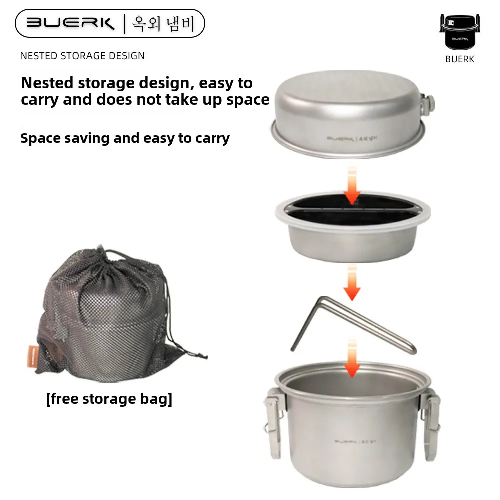 Panci kukus multifungsi untuk  - Camping Cooking Rice ulasan dan harga
