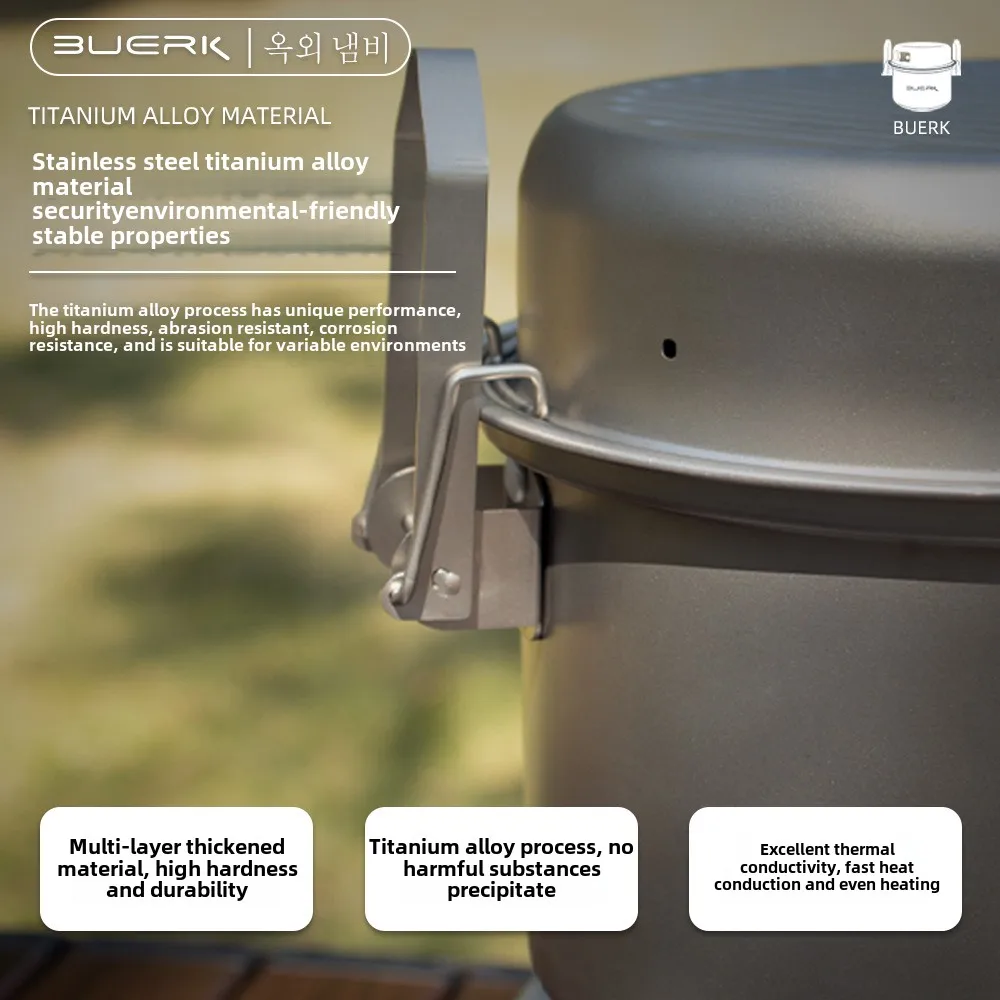 Panci kukus multifungsi untuk  - Camping Cooking Rice ulasan dan harga