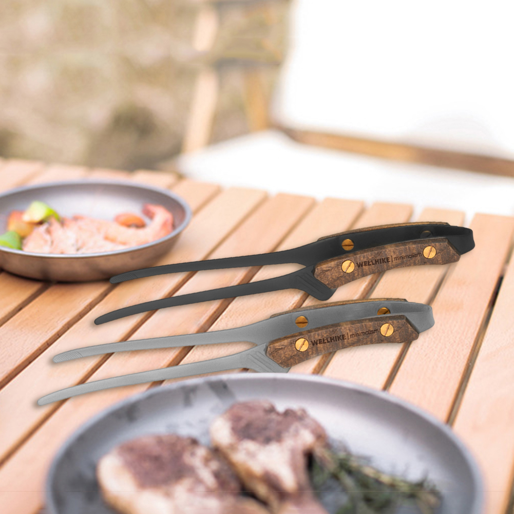 Klip daging piknik antik BBQ,  - Vintage Camping Cooking Set ulasan dan harga