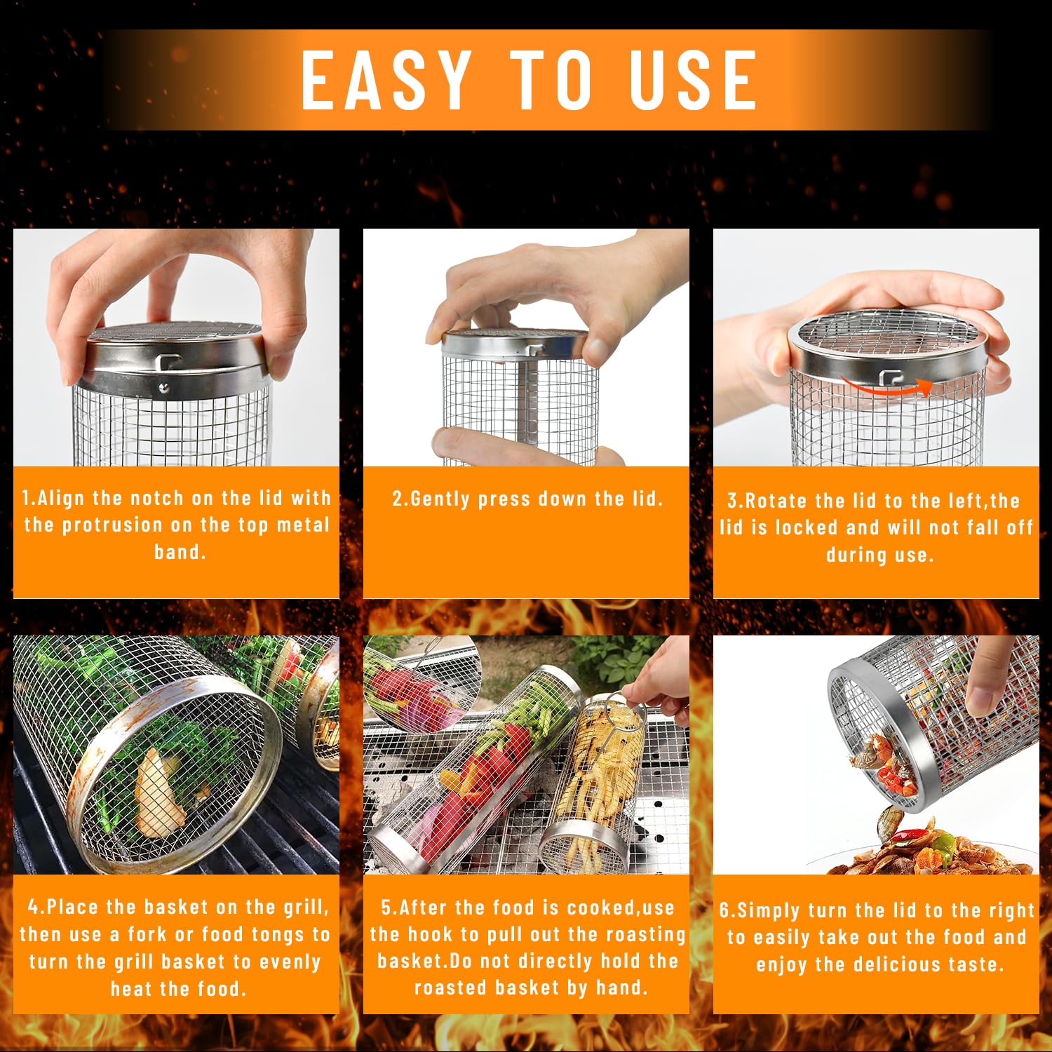 2 Buah Keranjang Pemanggang Be - Camping Cooking Basket ulasan dan harga