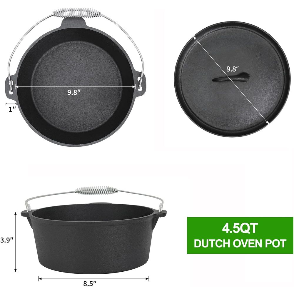 Set Peralatan Masak Oven Belan - Vintage Camping Cooking Set ulasan dan harga