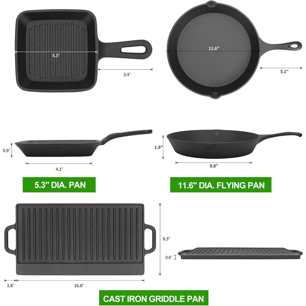 Set Peralatan Masak Oven Belan - Vintage Camping Cooking Set ulasan dan harga